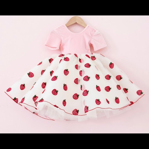 Pleiades Design Dresses Pleiades Design Strawberry Shortcake Tulle Dress Poshmark